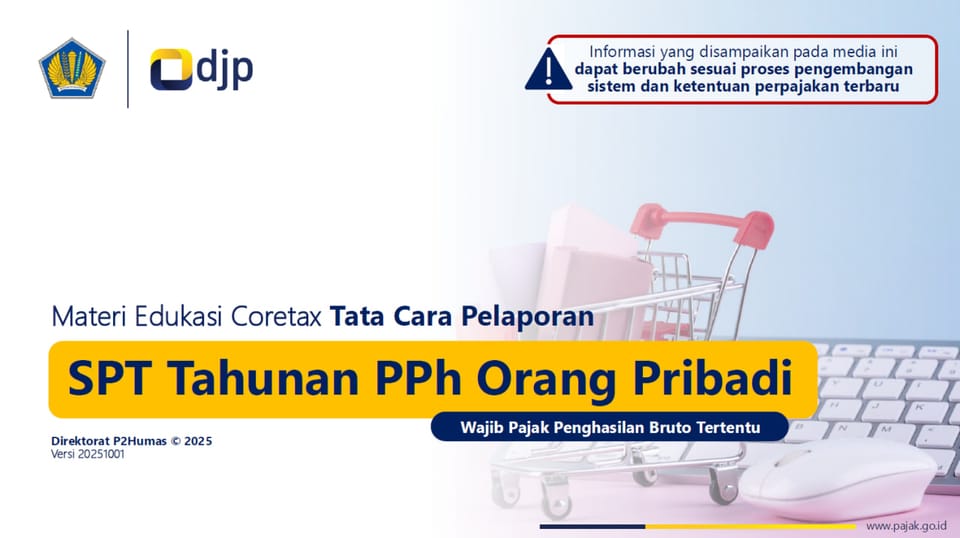 File SPT Tahunan WP OP Penghasilan Bruto Tertentu (omzet kurang 4,8M)